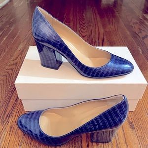 Sergio Rossi Crocco-Cobalto Pumps size 38.5
